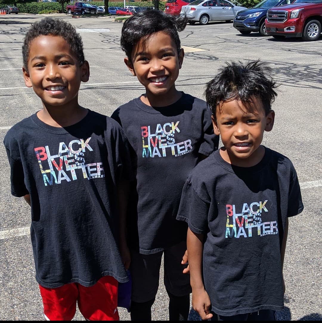 Black matter t shirts top